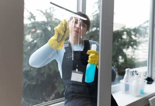 Nettoyage de vitres intérieures et extérieures à Combon